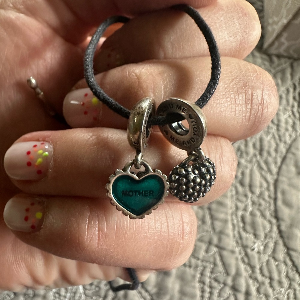 Pandora Mother & Son Heart Pendant Charm